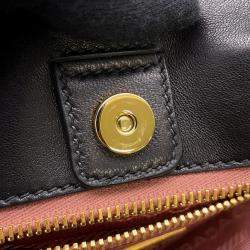 Pre Owned Prada Ribbon Tote Bag Black Nylon