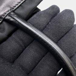 Pre Owned Prada Ribbon Tote Bag Black Nylon