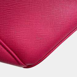 Pre Owned Prada Galleria 2 Way Bag Pink Leather