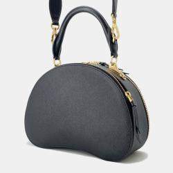 Pre Owned Prada Sydney 2-Way Handbag Black Saffiano Leather