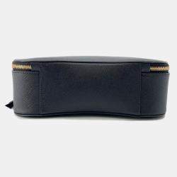 Pre Owned Prada Sydney 2-Way Handbag Black Saffiano Leather