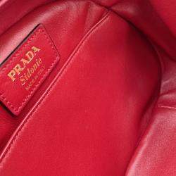 Pre Owned Prada Sydney 2-Way Handbag Black Saffiano Leather