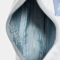 Pre Owned Prada Blue Nylon Re-Edition 2000 Shoulder Bag