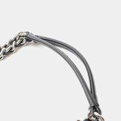 Pre Owned Prada Tessuto Impuntu Tote Bag In Nylon And Saffiano Leather Black