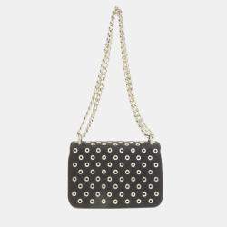 Pre Owned حقيبة كتف بسلسلة من برادا جلد العجل