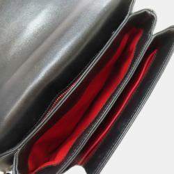 Pre Owned حقيبة كتف بسلسلة من برادا جلد العجل