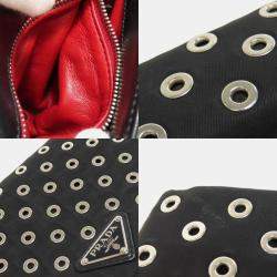 Pre Owned حقيبة كتف بسلسلة من برادا جلد العجل