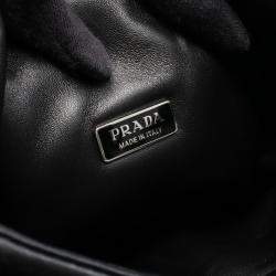 مملوكة مسبقًا Prada Soft Padded Black Leather Handbag