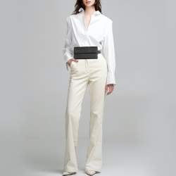 مملوكة مسبقًا حقيبة خصر برادا جلد سافيانو أسود