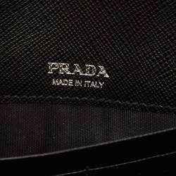 مملوكة مسبقًا حقيبة خصر برادا جلد سافيانو أسود