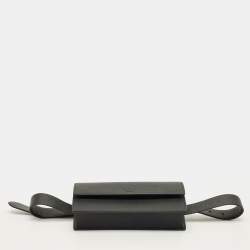 مملوكة مسبقًا حقيبة خصر برادا جلد سافيانو أسود