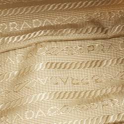 مملوكة مسبقًا حقيبة كتف برادا نايلون وسافيان جلد بيج 2005 ري إيديشن