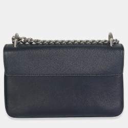 Pre Owned حقيبة كتف سلسلة صافيانو بلويته برادا