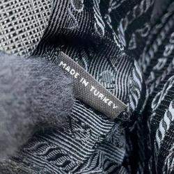 Pre Owned Prada 2Way Logo Quilted Chain Bag Black Nylon