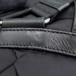 Pre Owned حقيبة ظهر برادا نايلون مبطن أسود