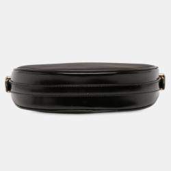 Pre Owned Prada Black Small Re Nylon and Leather Arque Satchel