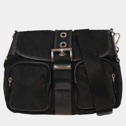مملوكة مسبقًا Prada Black Nylon Shoulder Bag