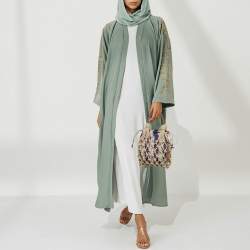 مملوكة مسبقًا Prada Noué Medium Beige/Brown Cord Fabric Bag