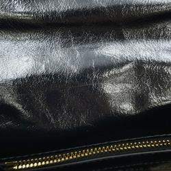 Pre Owned حقيبة كتف برادا جلد متوسطة سوداء