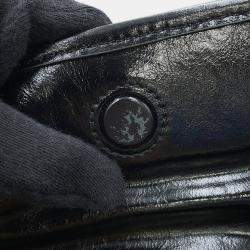 Pre Owned حقيبة كتف برادا جلد متوسطة سوداء