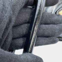 Pre Owned حقيبة كتف برادا جلد متوسطة سوداء