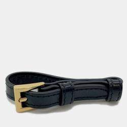 Pre Owned حقيبة كتف برادا جلد متوسطة سوداء