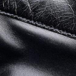 Pre Owned حقيبة برادا جلد سوداء بحجم متوسط 1Bn026 برادا مزدوجة الاستخدام بحزام كتف