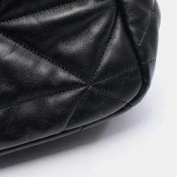 مملوكة مسبقًا Prada Small Nappa Leather Handbag Black