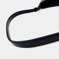 Pre Owned Prada Black Leather Cleo Hobo Bag