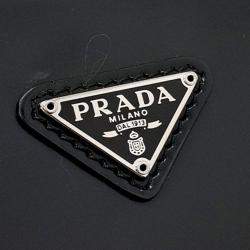 Pre Owned Prada Black Leather Cleo Hobo Bag