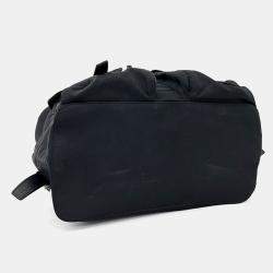 مملوكة مسبقًا حقيبة ظهر برادا نايلون أسود بجيبين