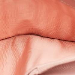 Pre Owned محفظة برادا فرنسية جلد سافيانو وردية