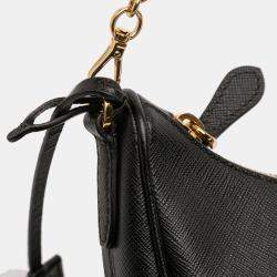 مملوكة مسبقًا حقيبة ساتشل برادا إصدار إعادة 2005 سافيانوا سوداء