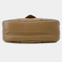 مملوكة مسبقًا Prada Brown Nappa Soft Padded Re Edition 2002 Moon Satchel