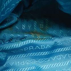 مملوكة مسبقًا Prada Side Pocket Multicolor Venezia Printed Fabric and Leather Satchel