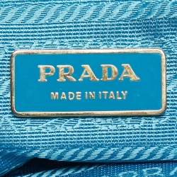 مملوكة مسبقًا Prada Side Pocket Multicolor Venezia Printed Fabric and Leather Satchel