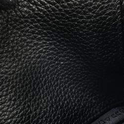 Pre Owned حقيبة كتف برادا فيتيلو دينو لينة جلدية جلدية سوداء