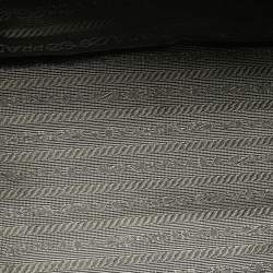 Pre Owned Prada Front Pocket Double Zip Medium Saffiano Leather Tote