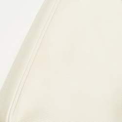 Pre Owned Prada Re-Edition 2005 Off White Saffiano Lux Leather Shoulder Bag