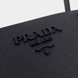 مملوكة مسبقًا حقيبة برادا مونكروم سافيانو سوداء