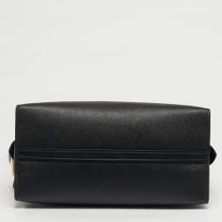 مملوكة مسبقًا Prada Esplanade City Medium Black Saffiano Leather Tote