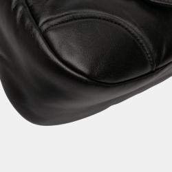 مملوكة مسبقًا Prada Black Nappa Soft Padded Re Edition 2002 Moon Satchel