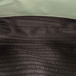 مملوكة مسبقًا Prada Green Spazzolato Cleo Shoulder Bag