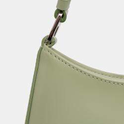 مملوكة مسبقًا Prada Green Spazzolato Cleo Shoulder Bag