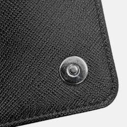 Pre Owned Prada Mini Bag Chain Shoulder Bag Black Saffiano Leatherleather