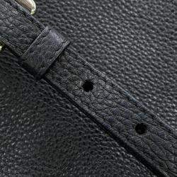 مملوكة مسبقًا حقيبة يد 2Way برادا فيتيلو دينو جلد أسود حجم صغير