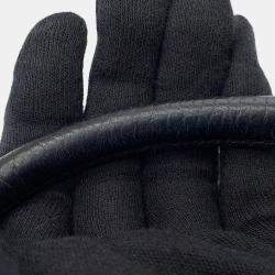 مملوكة مسبقًا حقيبة يد 2Way برادا فيتيلو دينو جلد أسود حجم صغير