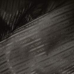 Pre Owned حقيبة شاطئ قماش تيريكلوث أصفر/أسود شعار برادا