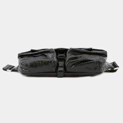 مملوكة مسبقًا Prada Triangle Calfskin Body Bag Black