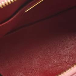 مملوكة مسبقًا Prada Promenade Mini Pink/Red Leather and Crocodile Satchel